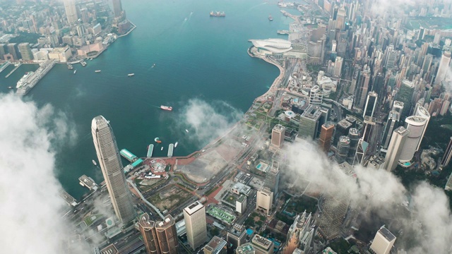 香港维多利亚港视频素材