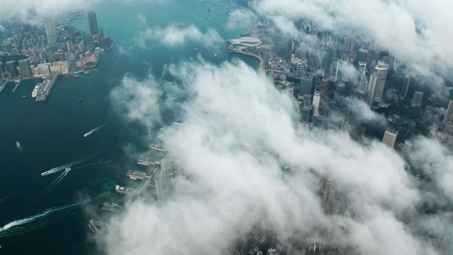 香港维多利亚港视频素材