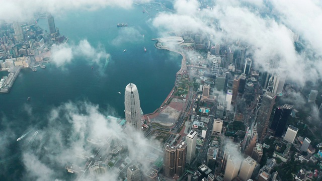 香港维多利亚港视频素材