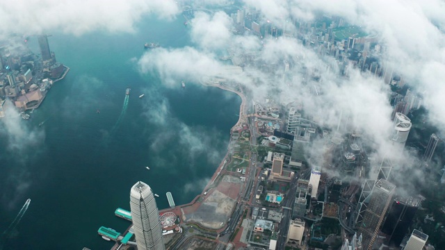 香港维多利亚港视频素材