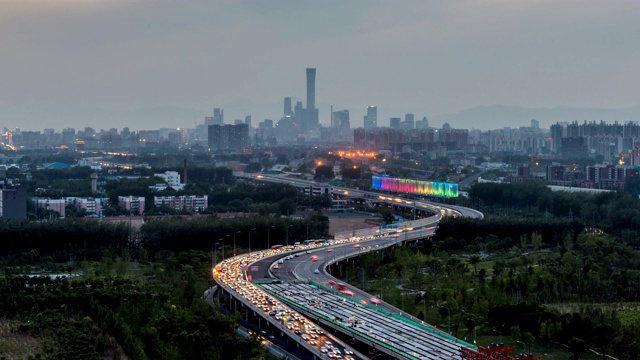 北京城市交通视频素材