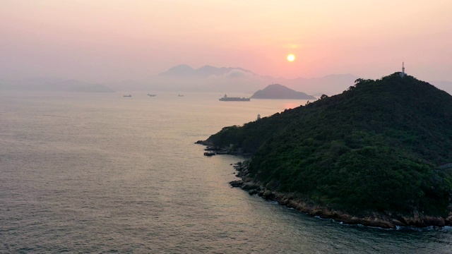 来自香港的无人机视频视频素材