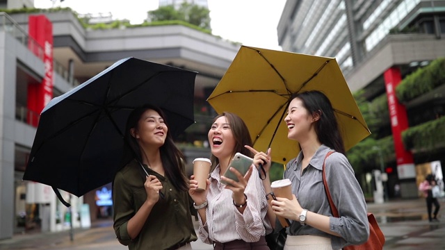 城市里的朋友视频素材