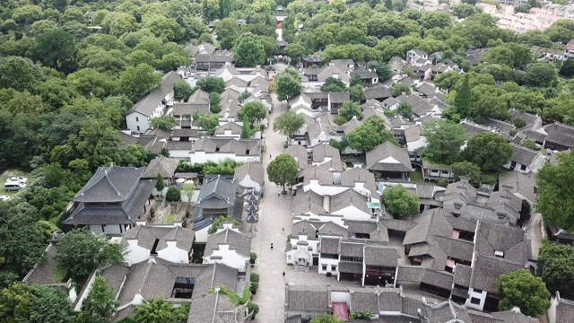 中国无锡惠山镇视频素材