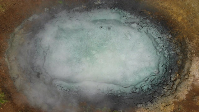 在冰岛Mudpot视频素材画面1