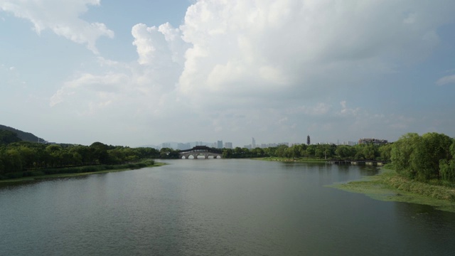 无锡长广西国家湿地公园风光视频素材