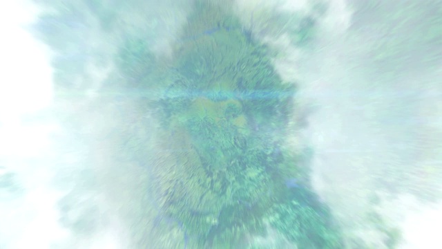 挪威-阿尔塔-急速从太空到地球视频素材画面4