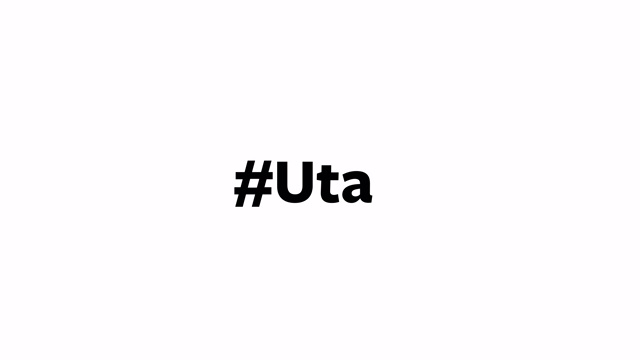 一个人在电脑屏幕上输入“#Utah”视频素材画面4