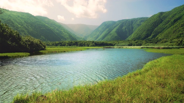 Pololu Valley River 4K视频视频素材