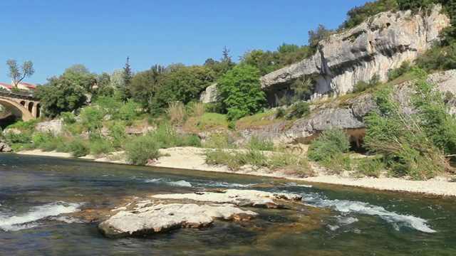 科利亚斯的加德。D 'occitanie。法国。视频素材