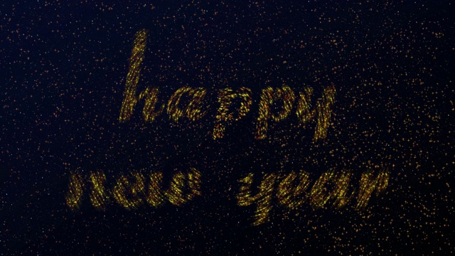 新年烟花动画视频素材画面1