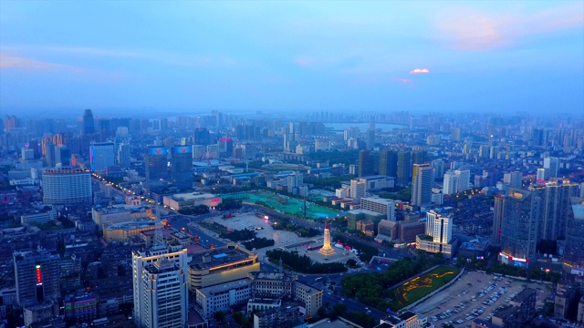 中国江西省南昌市的城市风景视频素材