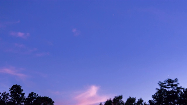 从白天到夜晚的时间流逝视频素材