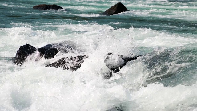 河水流动视频素材