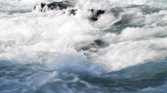 河水流动视频素材