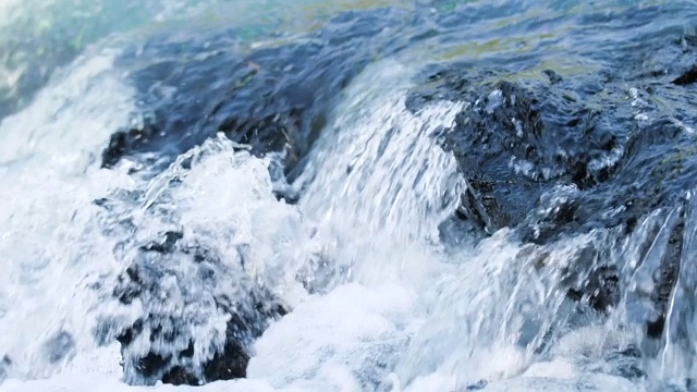 河水流动视频素材