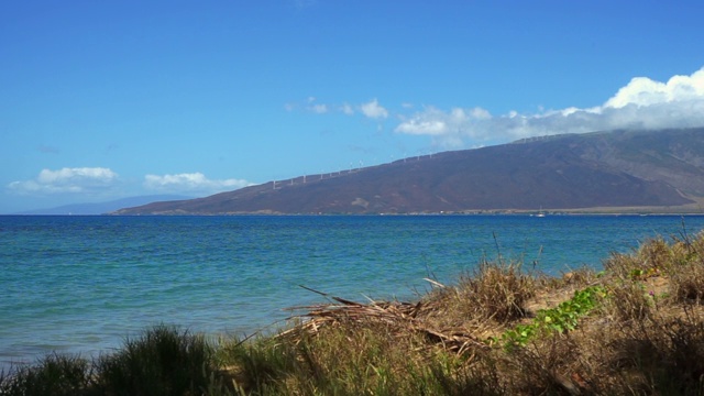 夏威夷毛伊岛海岸的景色视频素材