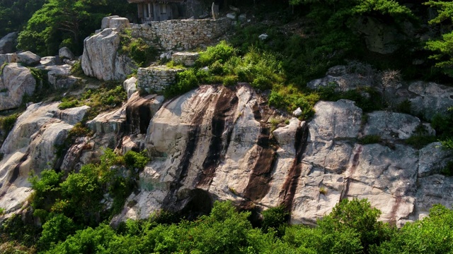 Dongcheon Terrace in Bogildo Island / Wandogun，全罗南道，韩国视频素材