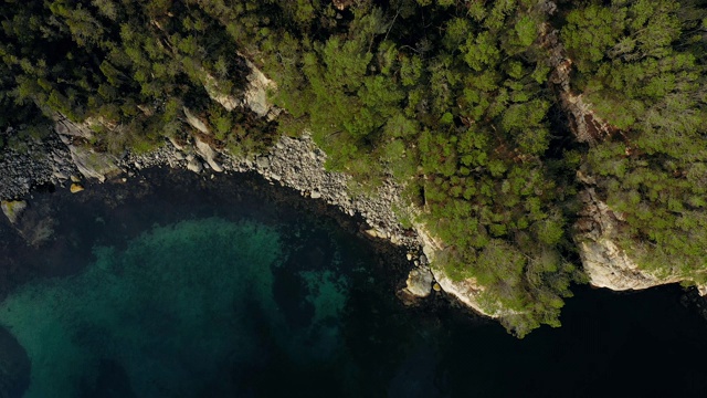 无人机拍摄:挪威的大海和峡湾视频素材