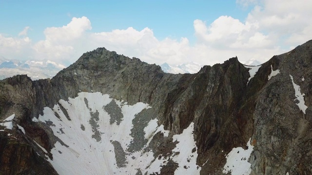 瑞士山景天线视频素材