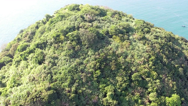 香港地理公园，陡峭的港岛视频素材