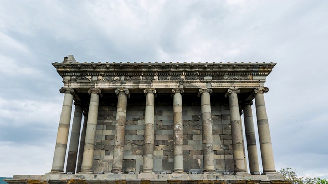 Timelapse Garni Temple，亚美尼亚视频下载