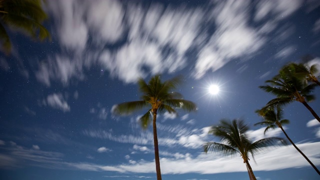 夜空的时间流逝视频素材