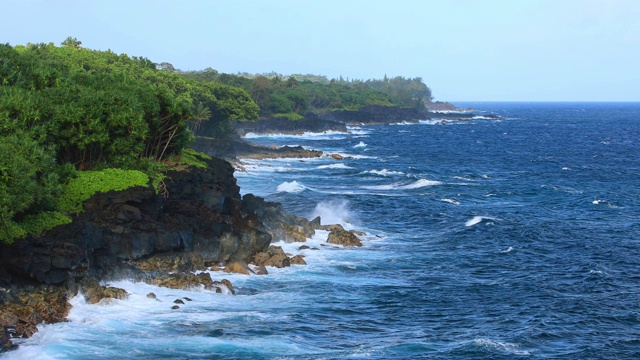 夏威夷海岸线视频素材