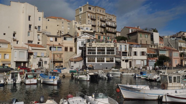 Vallon des Auffes，第七区，马赛，Bouches du rhone，法国视频素材