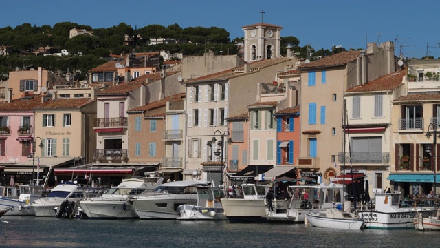 卡西斯有你Bouches Rhô尼警局,Provence-Alpes-Cô调遣d 'Azur,法国视频素材