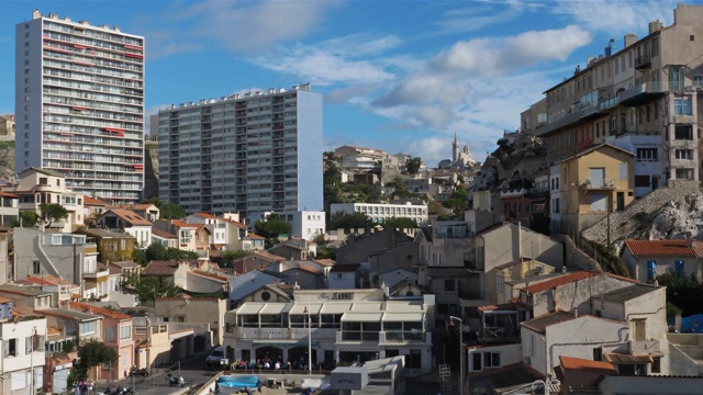 Vallon des Auffes，第七区，马赛，Bouches du rhone，法国视频素材