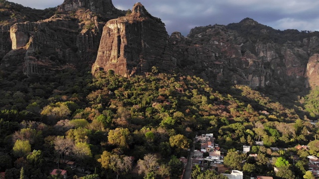 tepozteco山的景色视频素材