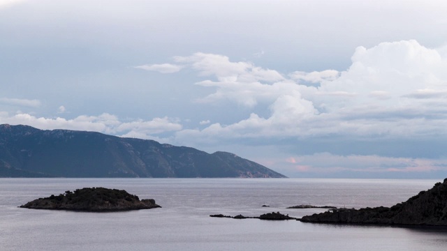 Fethiye, Darboğaz Bay Clouds 4K Timelapse视频下载