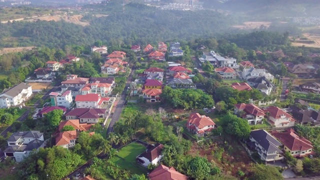 住宅区的城市景观视频素材