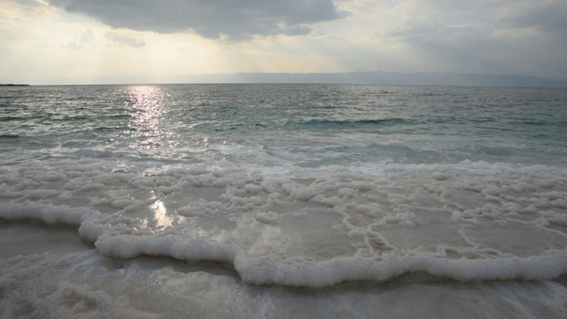 死海海岸线视频素材