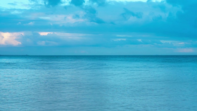 海平面随时间的变化视频素材