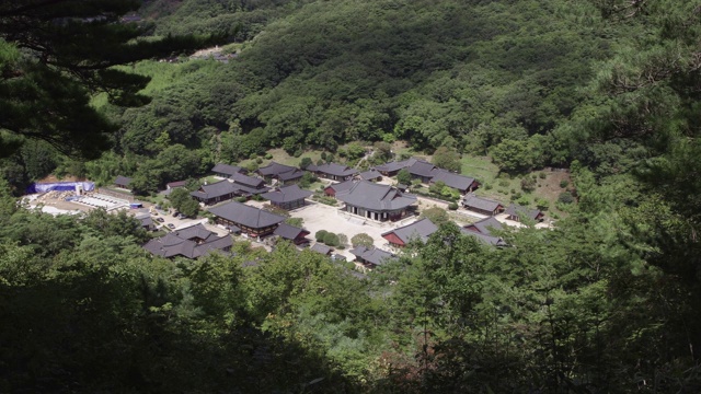 松光寺/全罗南道顺天溪，韩国视频素材