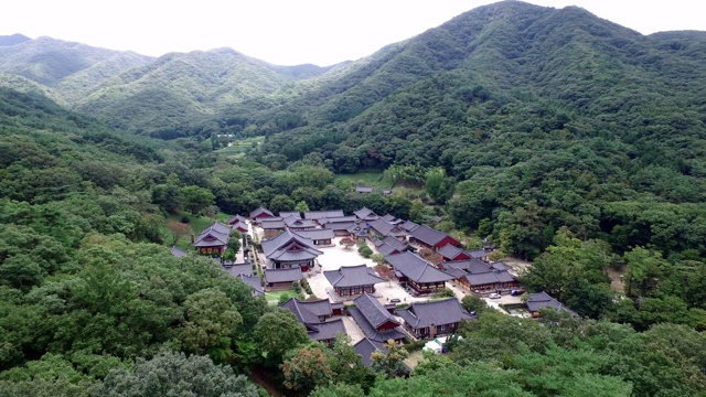 松光寺/全罗南道顺天溪，韩国视频素材