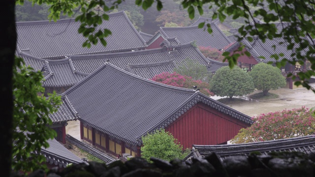 韩国全罗南道顺天市松光寺视频素材