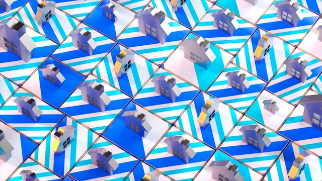 3D运动图形的欧元视频素材画面2