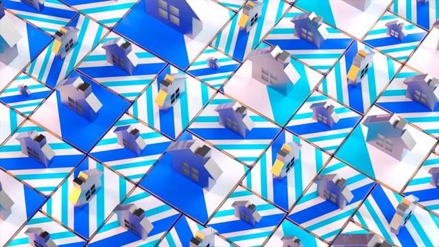 3D运动图形的欧元视频素材画面3