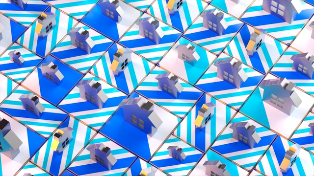 3D运动图形的欧元视频素材画面4