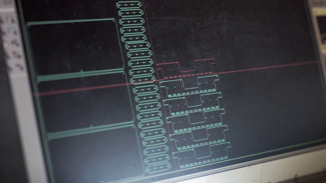 近距离的数控机床显示视频下载