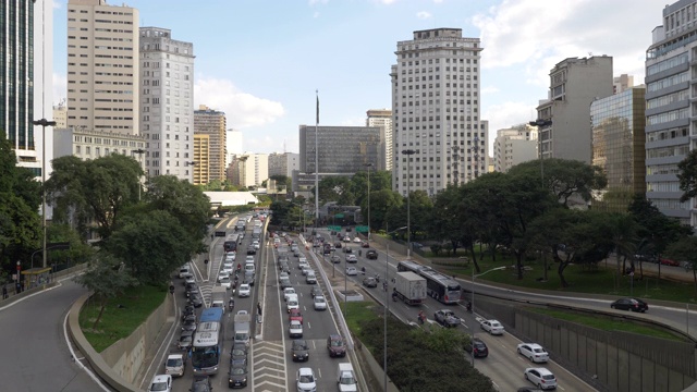 巴西圣保罗5月23号大街视频素材