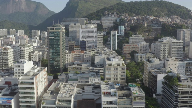 巴西里约热内卢市中心建筑鸟瞰图视频素材