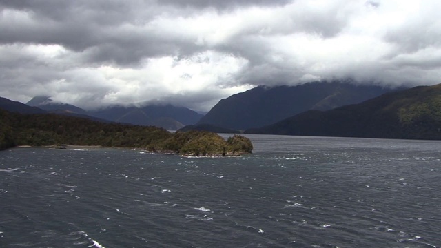 新西兰峡湾视频素材