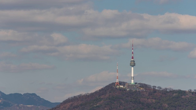 首尔塔/韩国首尔视频素材