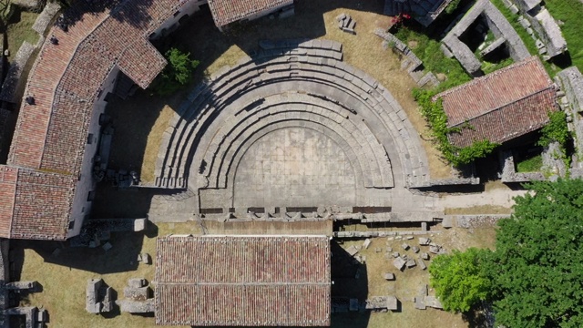 意大利莫利塞塞诺的Altilia考古遗址视频素材