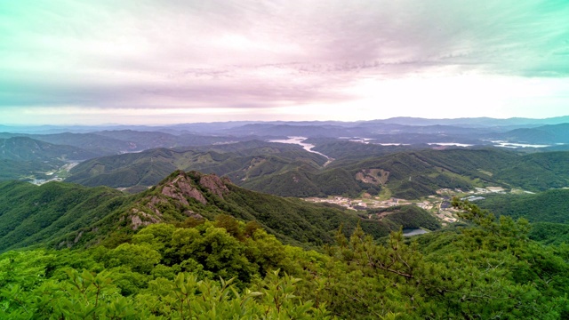 韩国，全拉岛，古奉山/济南郡视频素材