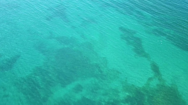 海平线鸟瞰图视频素材